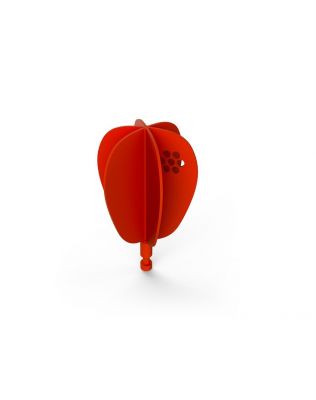 Rote Ficus Obst Stehleuchte von Emu für Gartenzubehör, modernes Design, Nahaufnahme.